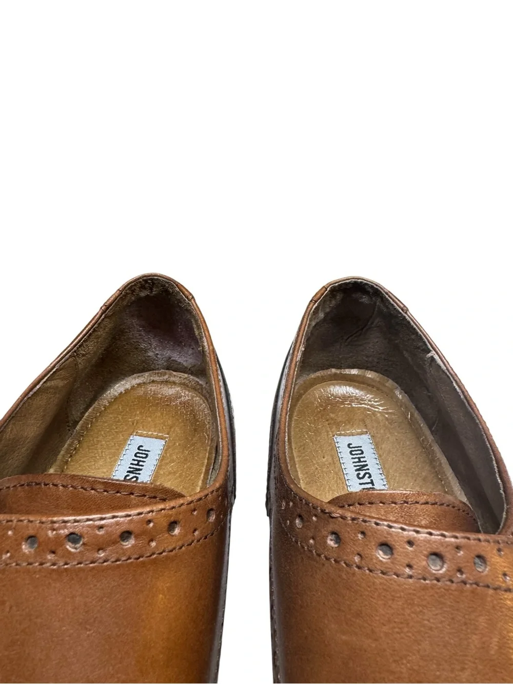 Johnston & Murphy 1850 Leather Double Monk Strap Loafers Dress Shoes Size 12